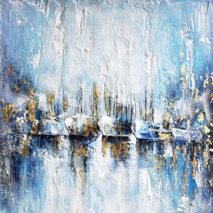 boten-abstract-canvas-schilderij-olieverf